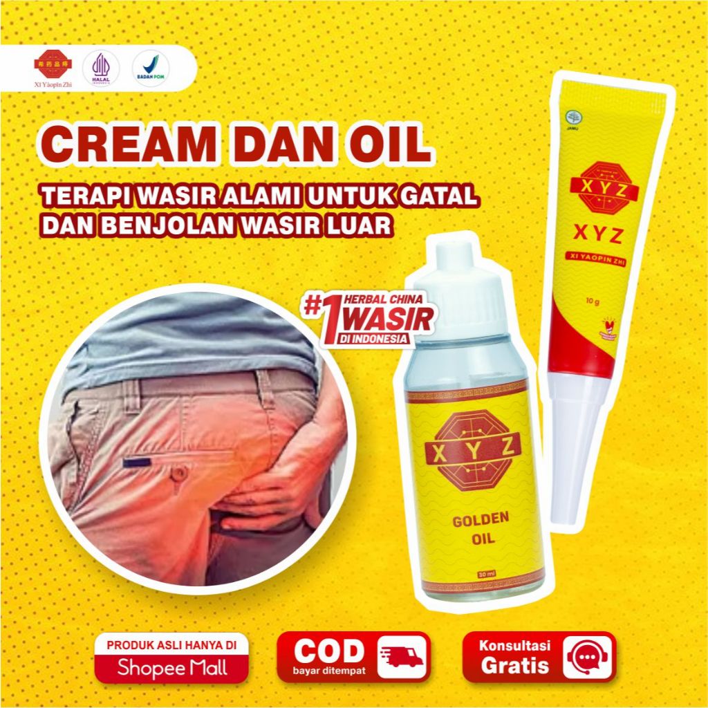 Xi Yaopin Zhi Oil Herbal Wasir – Minyak Oles Redakan Nyeri, Bengkak & Gatal Ambeien