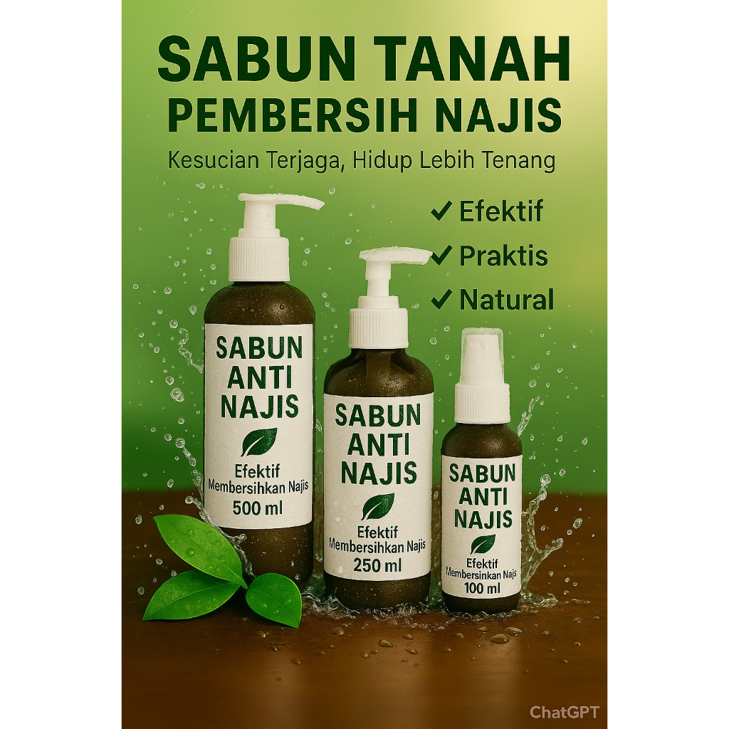 Sabun Tanah Anti Najis Air Liur Anjing