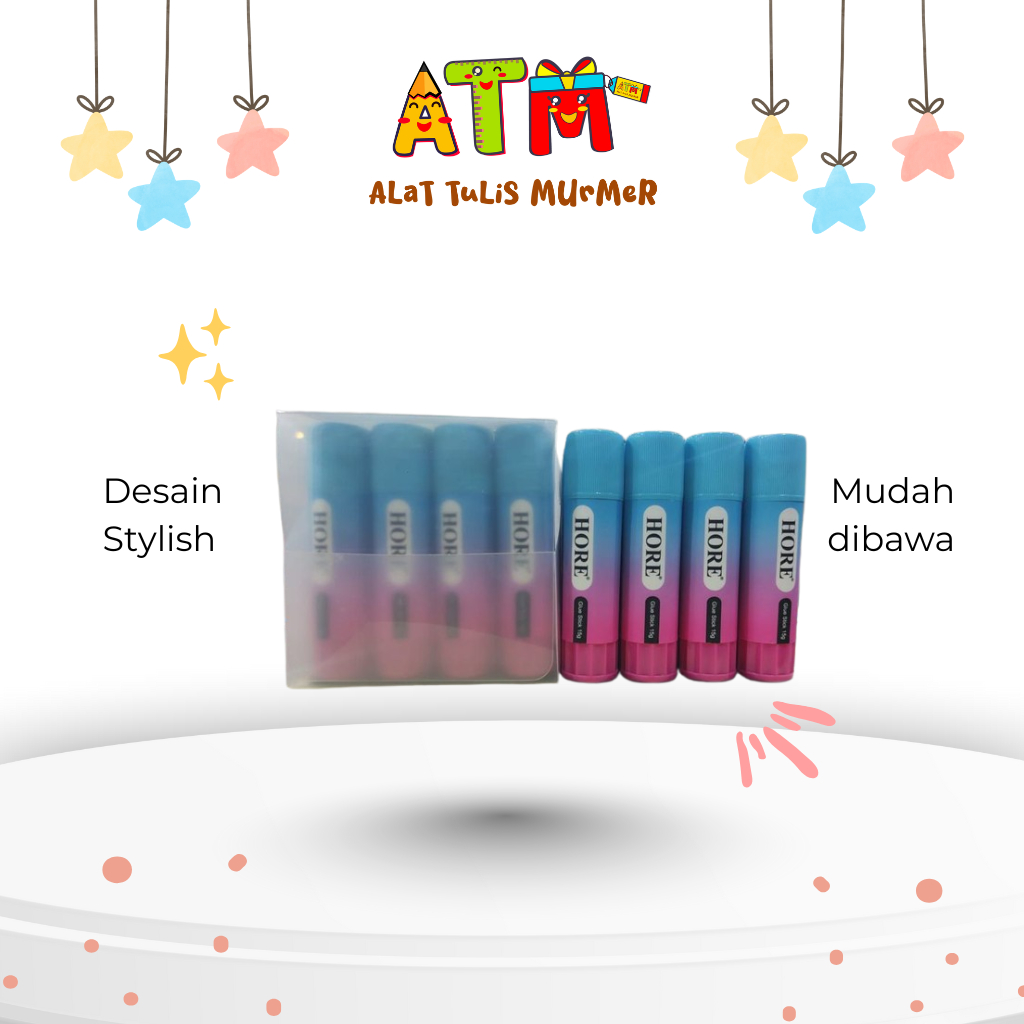 

Lem/Perekat/Glue Stick/Lem Hore Glue Stick-8gr
