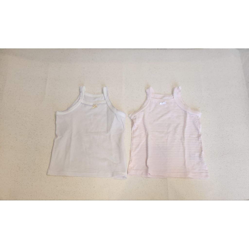 Kaos Kutang Renda Jepang Anak Perempuan Warna Pastel