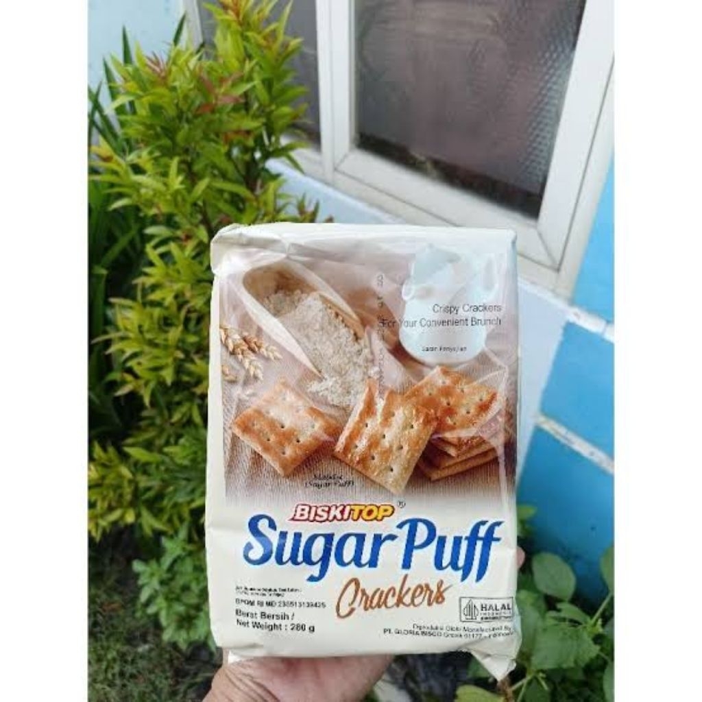 biskitop sugar puff crackers 280gr
