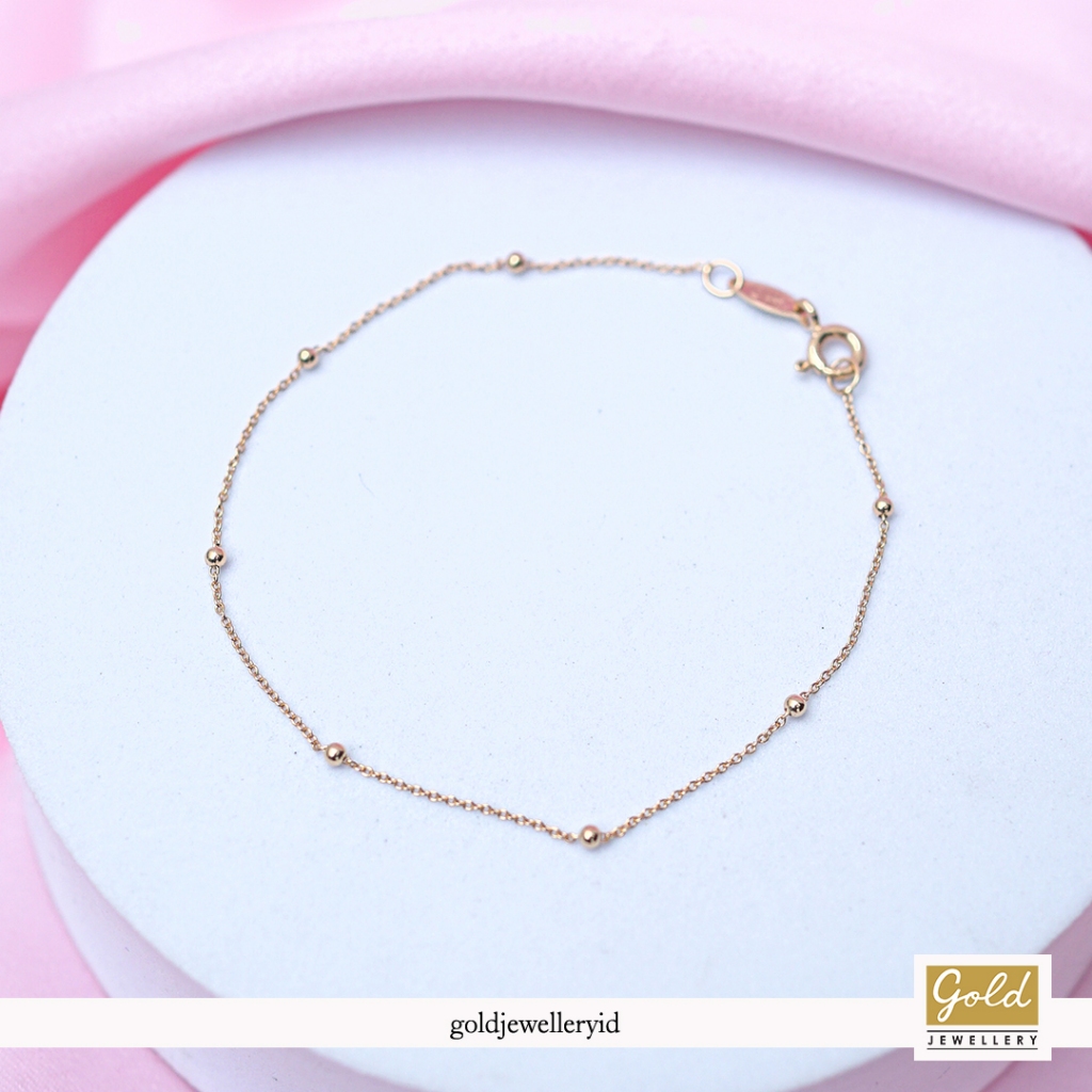 Gelang emas kuning 700 16k - model jedar