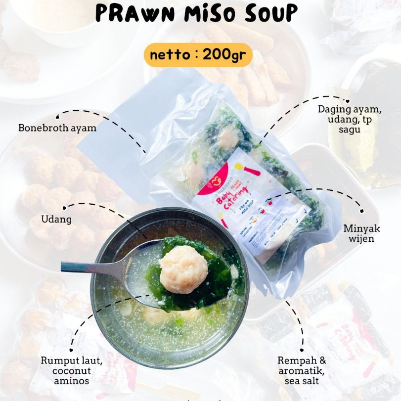 

Prawn Miso Soup | Sup Miso Udang by Benourish Catering