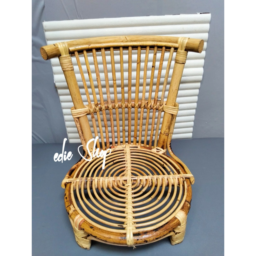 Kursi Lesehan Kursi Lantai Sandaran Rotan