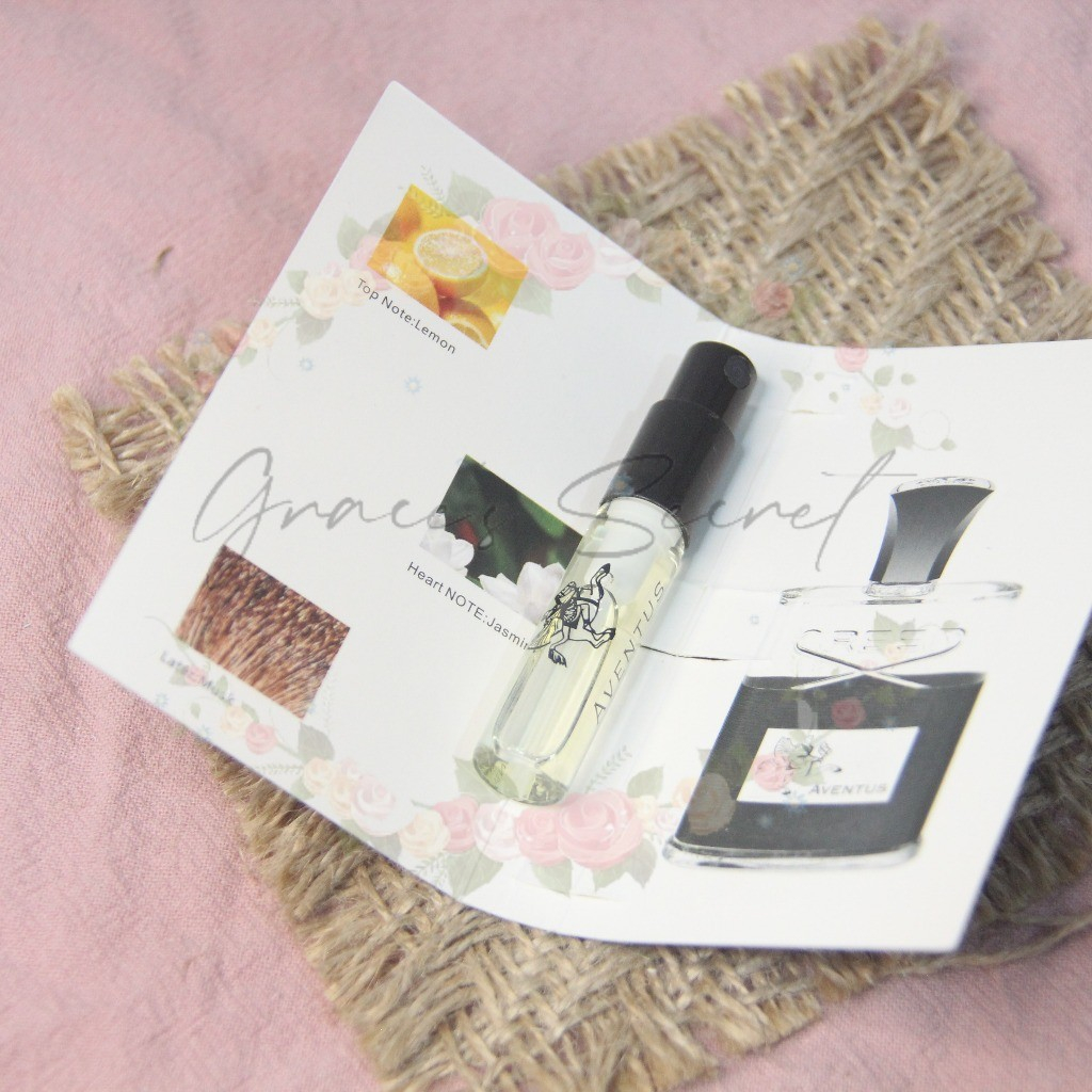 Sample Parfum -2ML Creed Aventus,Wewangian Parfum Botol, 2010 Sampel Parfum Botol Kecil Perjalanan P