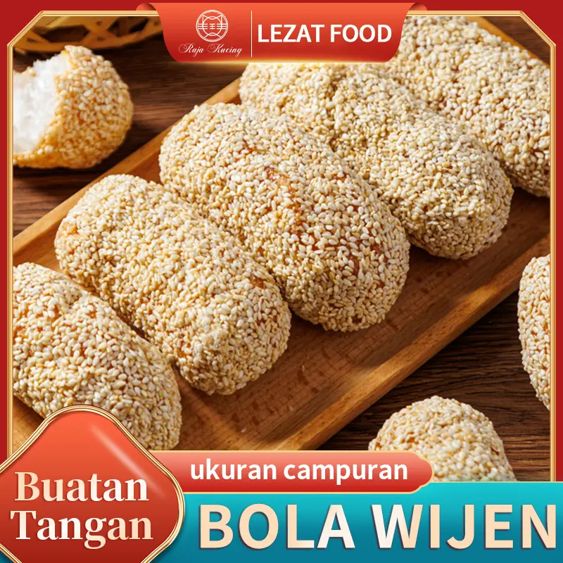 Camilan wijen dan kurma buatan tangan tradisional cocok untuk segala usia