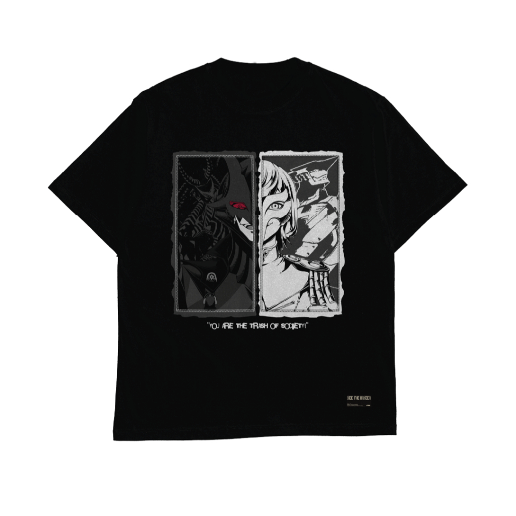 Faith Industries " The Two Side of The Crow" Black Tshirt