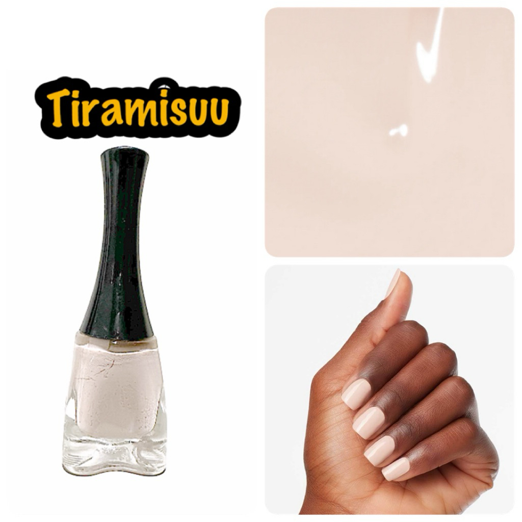 Kutek TONE COKLAT MUDA PARTY NUDE CERAH  - Cat kuku  KULIT BPOM warna tone PRETY KULIT NUDE CERAH Be