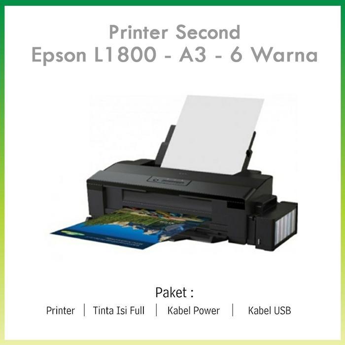 Jual PRINTER SECOND EPSON L1800 - 6 WARNA - A3