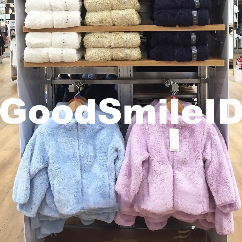 NEW KIDS Jaket Fleece Lembut Retsleting Anak Fluffy Yarn Hangat Warm Winter Musim Dingin Tebal Bulu 