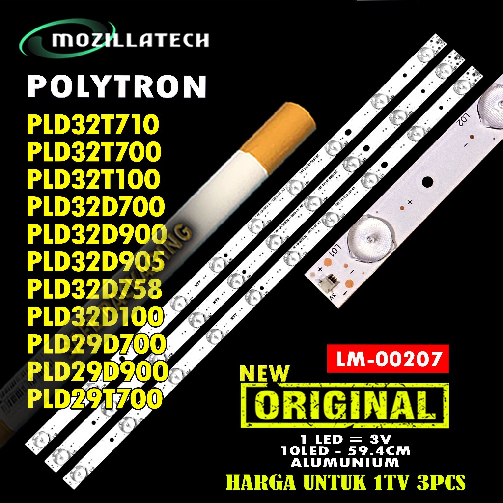 BACKLIGHT POLYTRON PLD29D900 PLD29D700 PLD29T100 BACKLIGHT TV LED POLYTTON 29 INCH