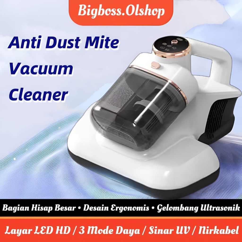 Vacuum Cleaner Kasur | UV-C Vacuum Cleaner Kasur Anti Tungau | Detektor Tungau Debu Cangkir Ganda