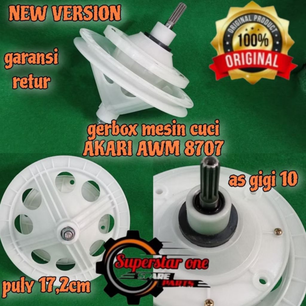 gearbox mesin cuci AKARI AWM 8708 K