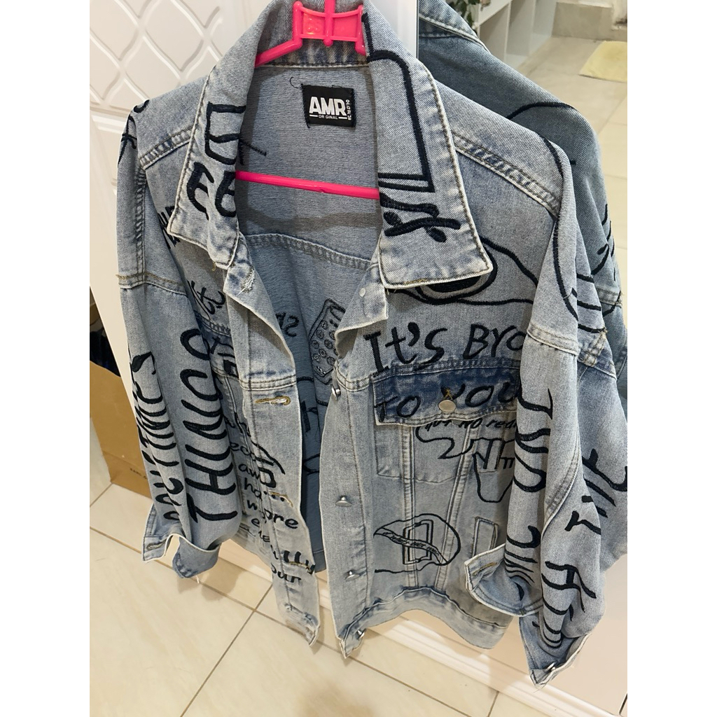 [PRELOVED] Jacket jeans brand Amr original