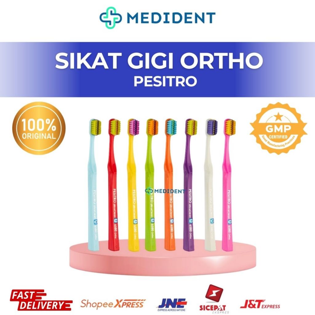 Sikat Gigi Ortho PESITRO / Sikat Gigi Behel / Sikat Gigi Orthodontic / Sikat Gigi Behel