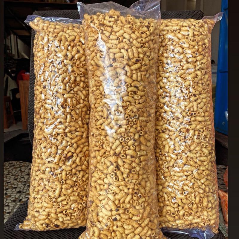 

makaroni bantet rujak pipa camilan gurih pedas manis mengenyangkan bikin nagih 90g - 700 g