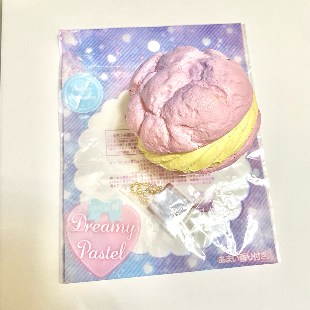 Squishy preloved Cafe de N dreamy pastel Cream puff