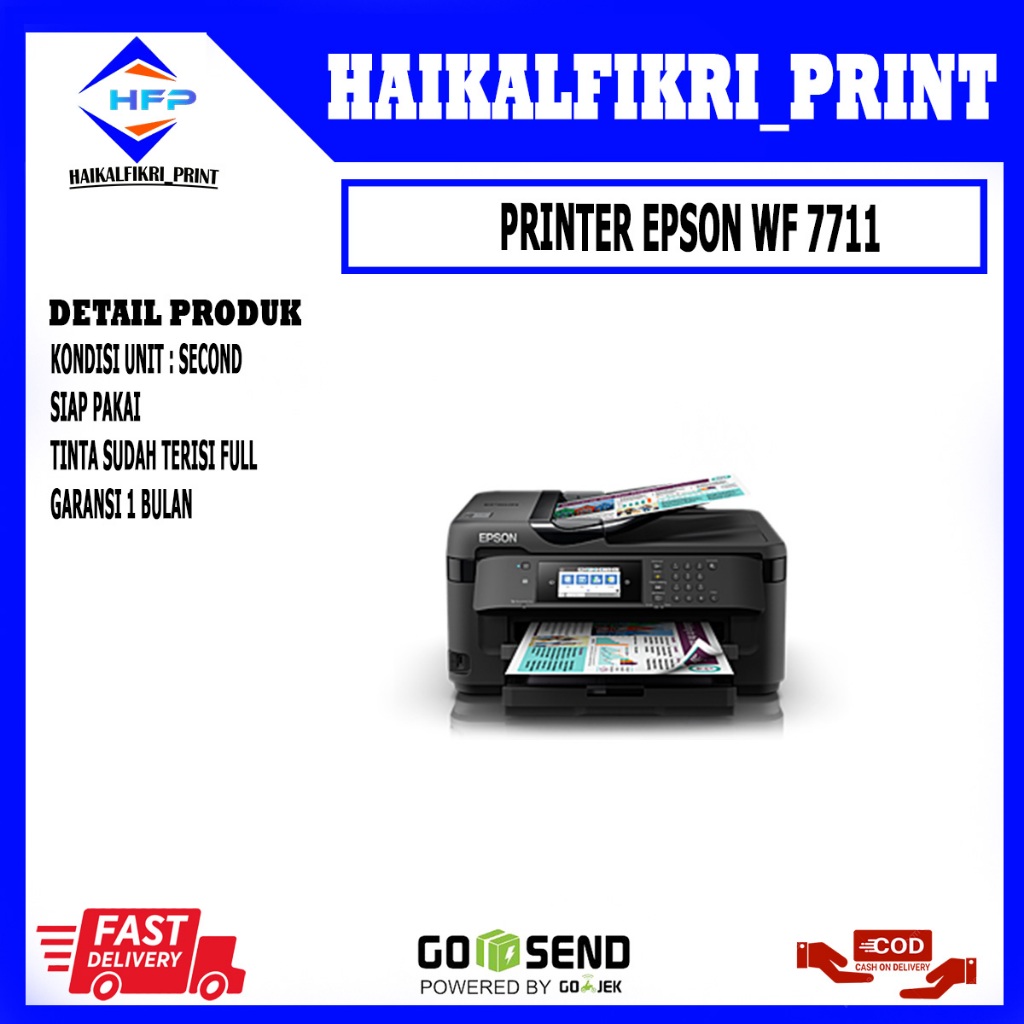 printer epson wf 7711 multifungsi A3