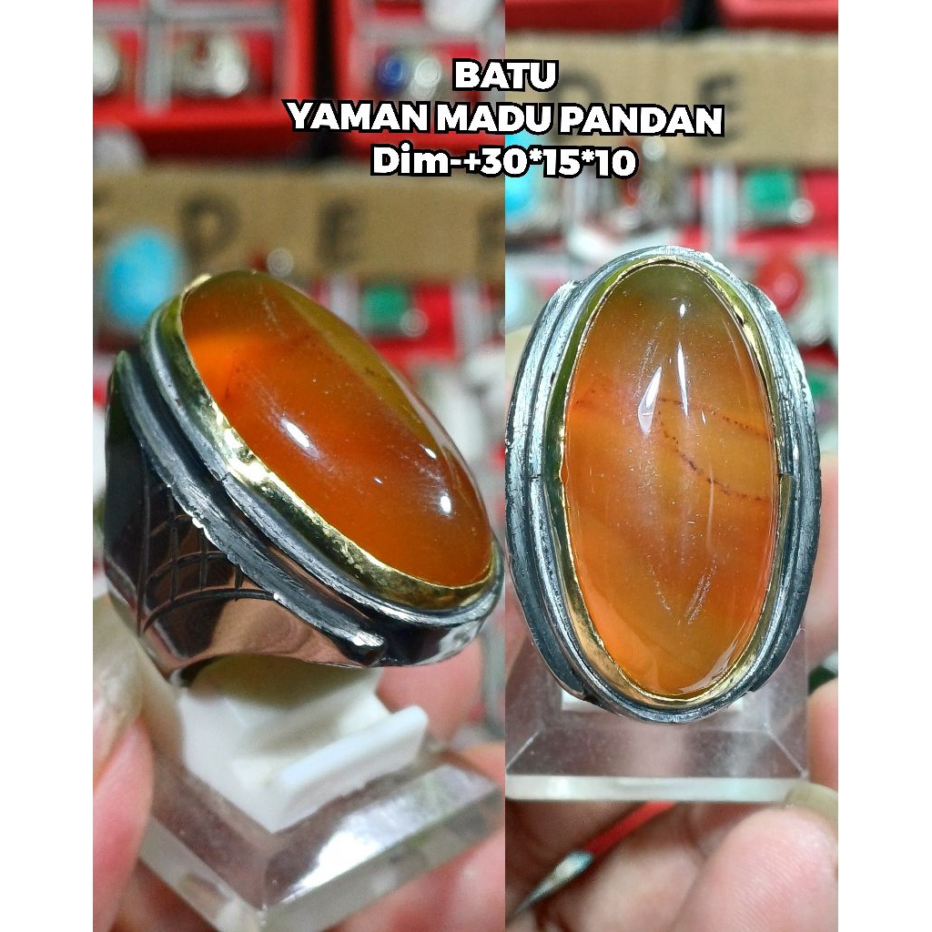 BATU YAMAN MADU PANDAN CRISTAL ASLI NATURAL