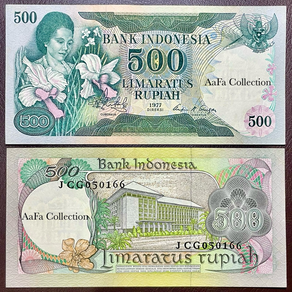 UANG KERTAS KUNO 500 KONDE/IBU HATTA 1977