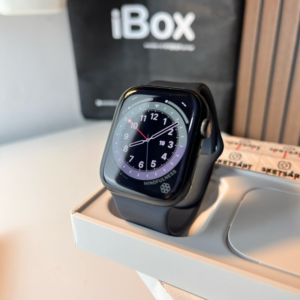 Apple Watch Series 8 45mm iBox Black iwatch Battery Health 99%