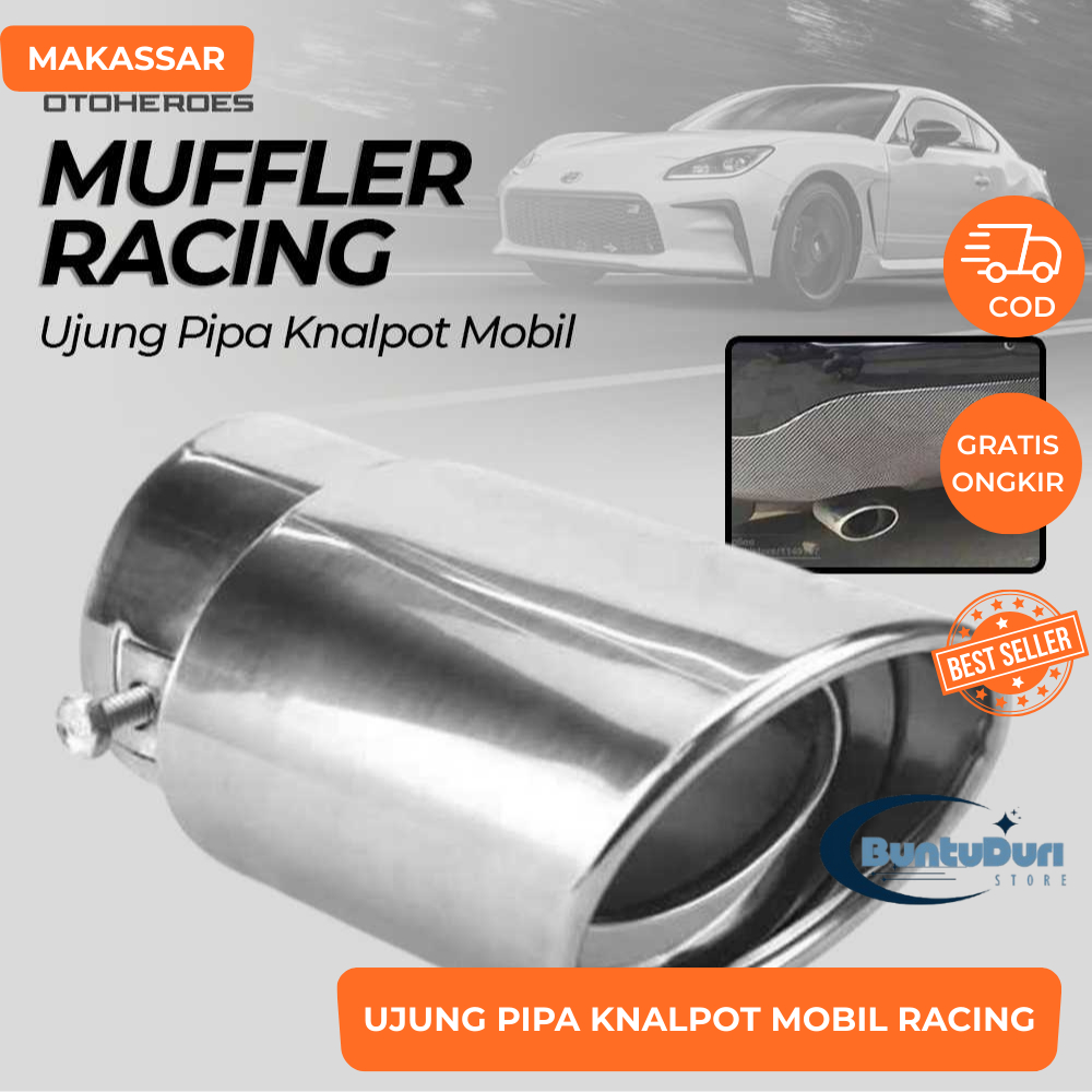 Ujung Pipa Knalpot Mobil Racing