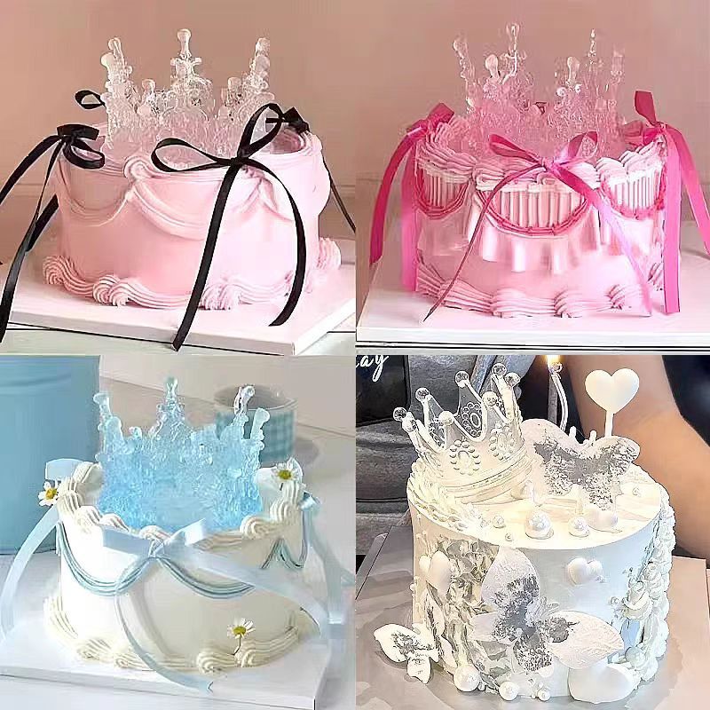 Crown mahkota tiara hiasan kue cake ulangtahun birthday bridal shower sweet 17th sweet seventeen