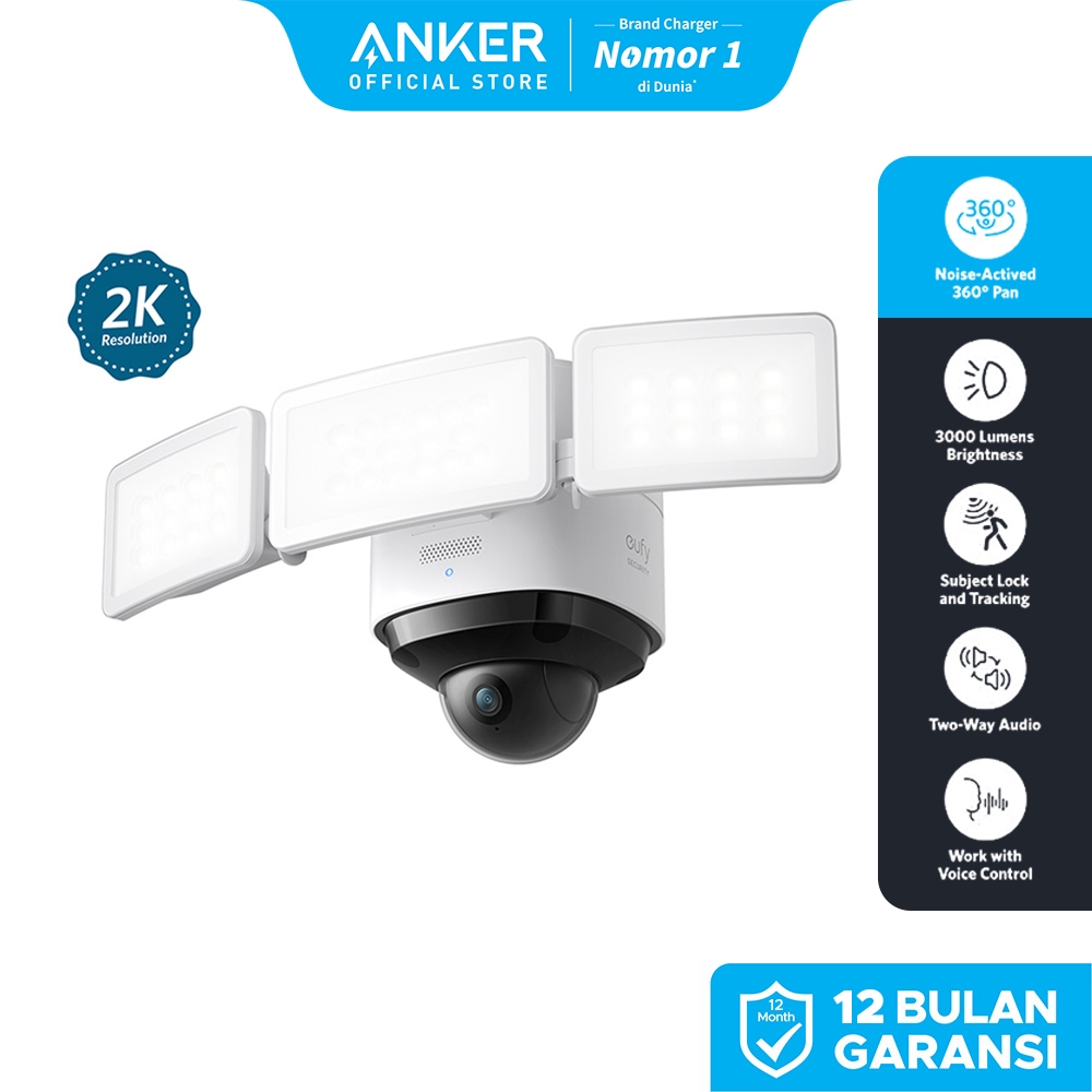 Eufy Floodlight Camera 2K Pro (wired) White - T8423