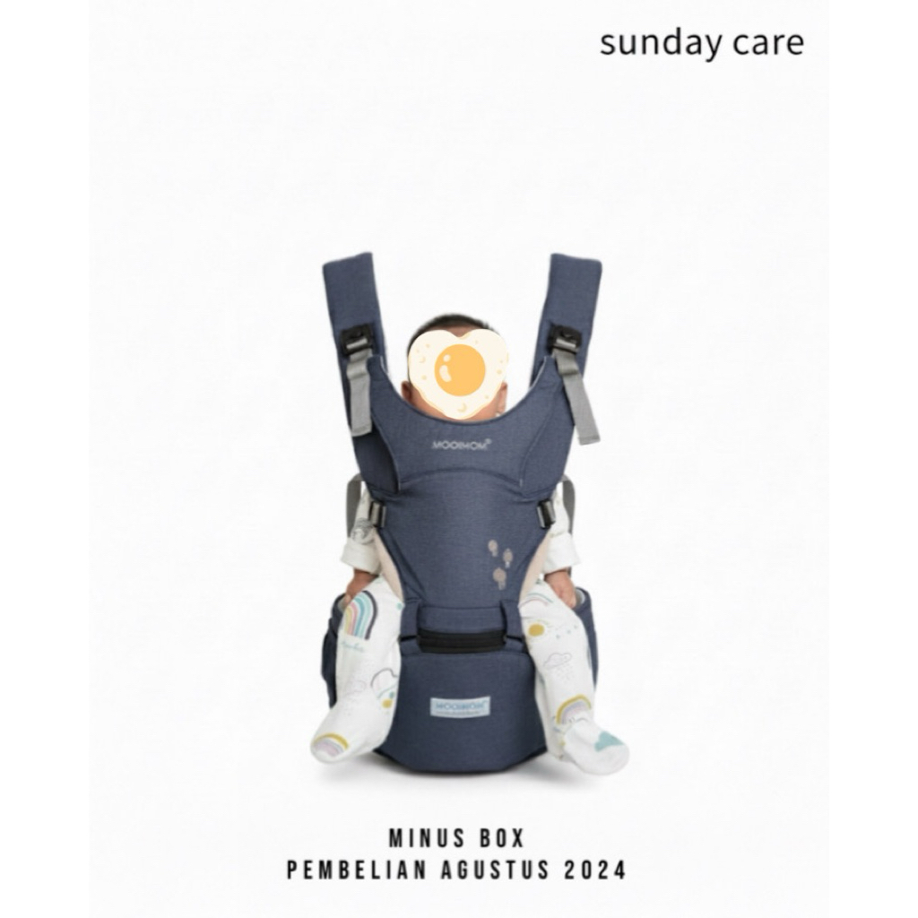 [Preloved] MOOIMOM Lightweight Hipseat Carrier | Gendongan Hipseat Ringan & Ergonomis