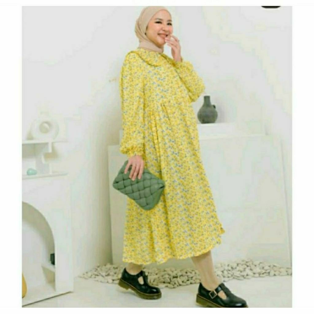 preloved yoona sunflower/Preloved Haidee Orlin/Preloved Tunik/Haidee&Orlin/HaideeOrlin/Preloved Midi