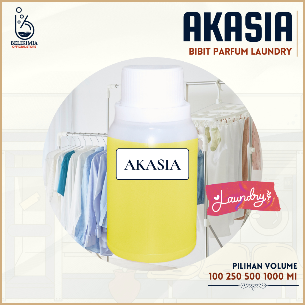 Bibit Parfum Laundry Akasia - Wangi Harum untuk Laundry & Pakaian