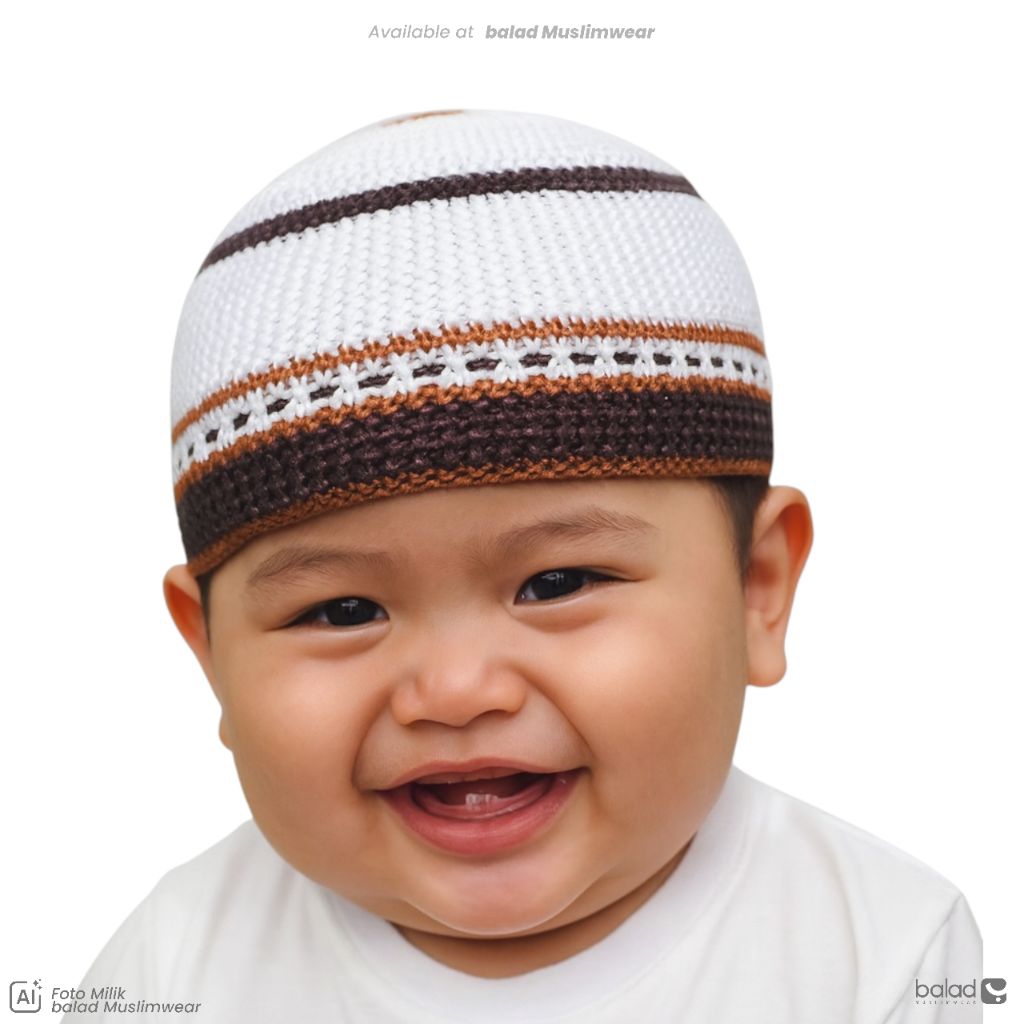 PECI RAJUT KOPIAH SONGKOKHANMADE KOPIAH HANDMADE PECI HAJI KOPIAH HAJI ANAK BALITA