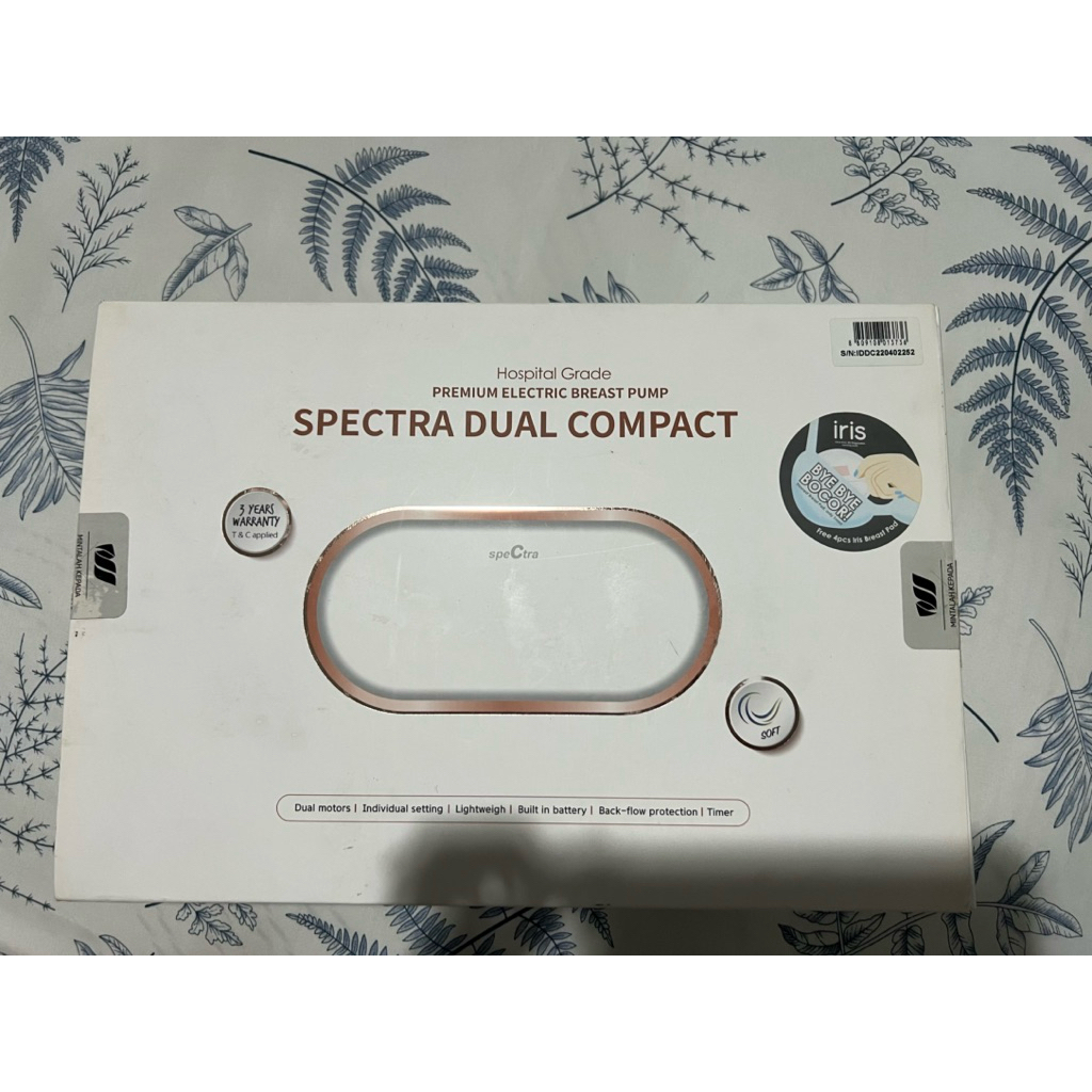 (PRELOVED) SPECTRA DUAL COMPACT POMPA ASI ELECTRIC BREAST PUMP MASIH BAGUS MULUS LENGKAP