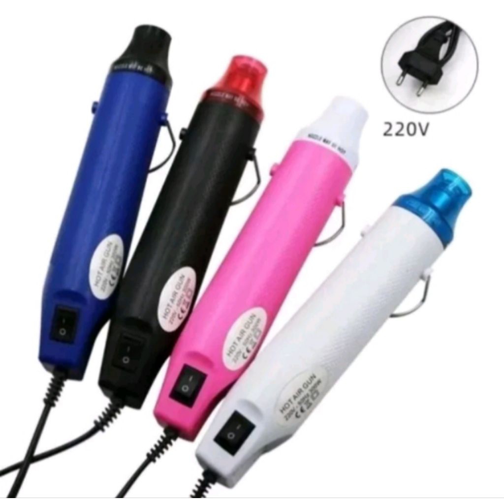 Mini Hot Gun Heat Guns Air 300W Alat Listrik Watt Rendah Pemanas Multifungsi Express Peralatan Pertu