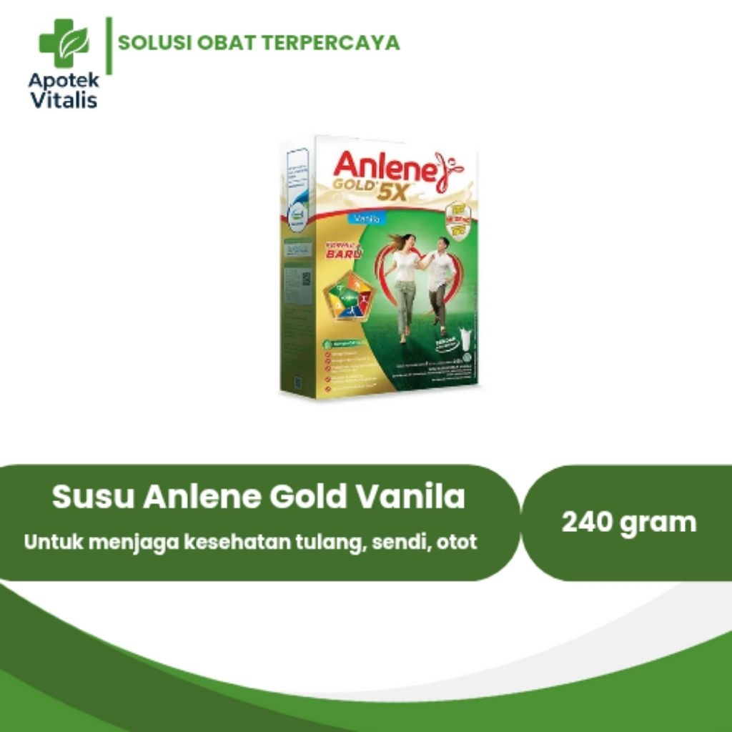 Susu Anlene Gold Vanila 240gr