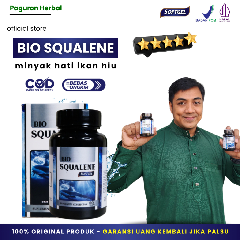 Kapsul Minyak Ikan Omega 3 - BIO SQUALENE - Wellness Product