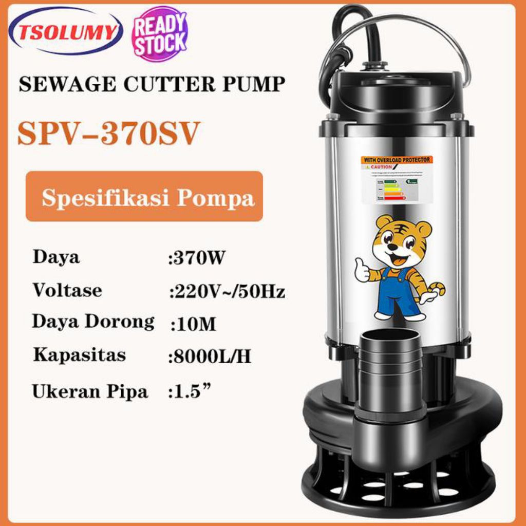 tsolumy SPV-370SV Pompa Celup