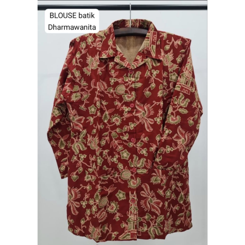 Blazer Batik Dharma wanita || batik dharmawanita Free PIN dharmawanita