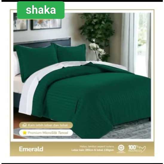 BEDCOVER SET TINGGI 30 BAHAN SALUR MICRO TENCEL 100% ASLI