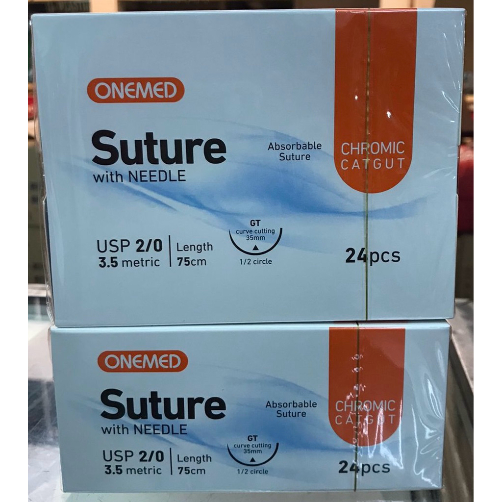 Catgut chromic Onemed 2/0 perbox