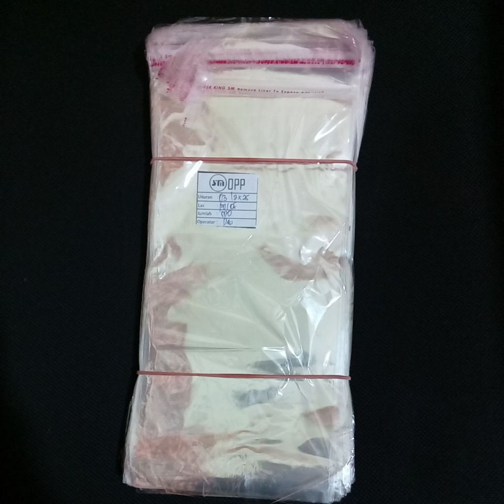 plastik seal opp 12x25 (03) tipis