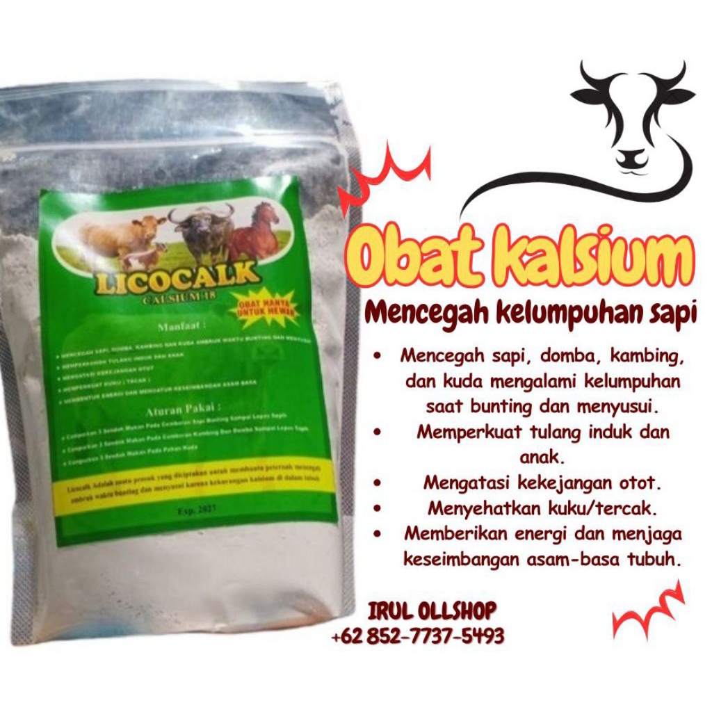Obat lumpuh sapi, kerbau, kambing, 1kg