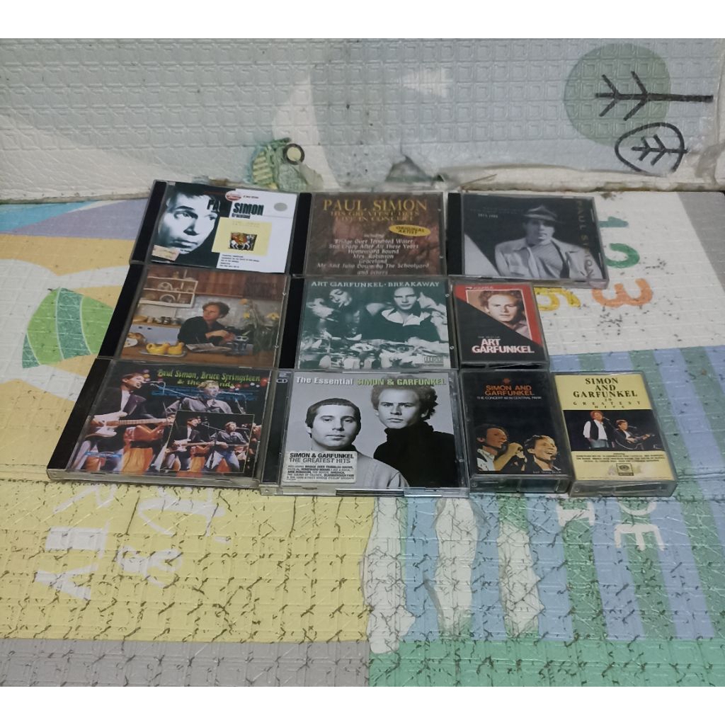Varian Paul Simon Art Garfunkel Simon Garfunkel Kaset Vcd Cd Lokal Import Usa