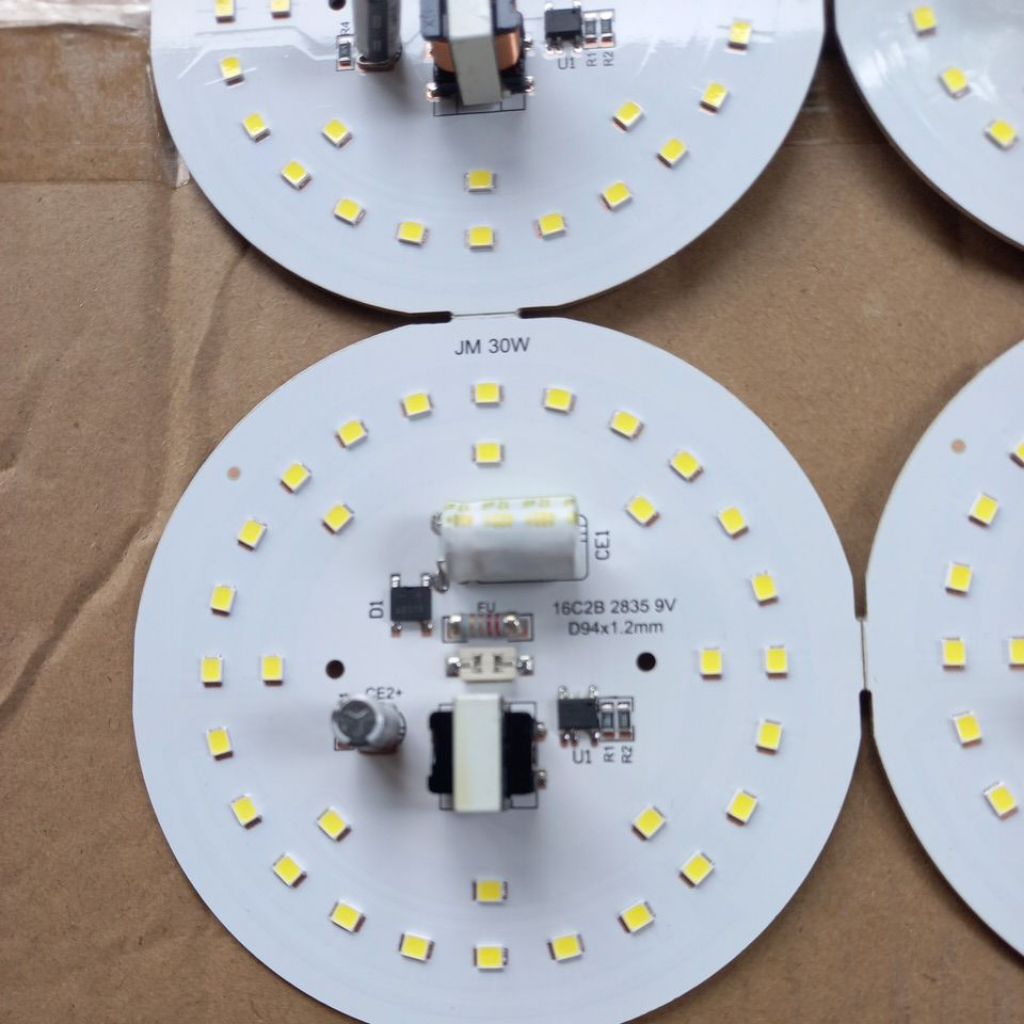 mesin lampu pcb led AC 30 watt 9v 94mm