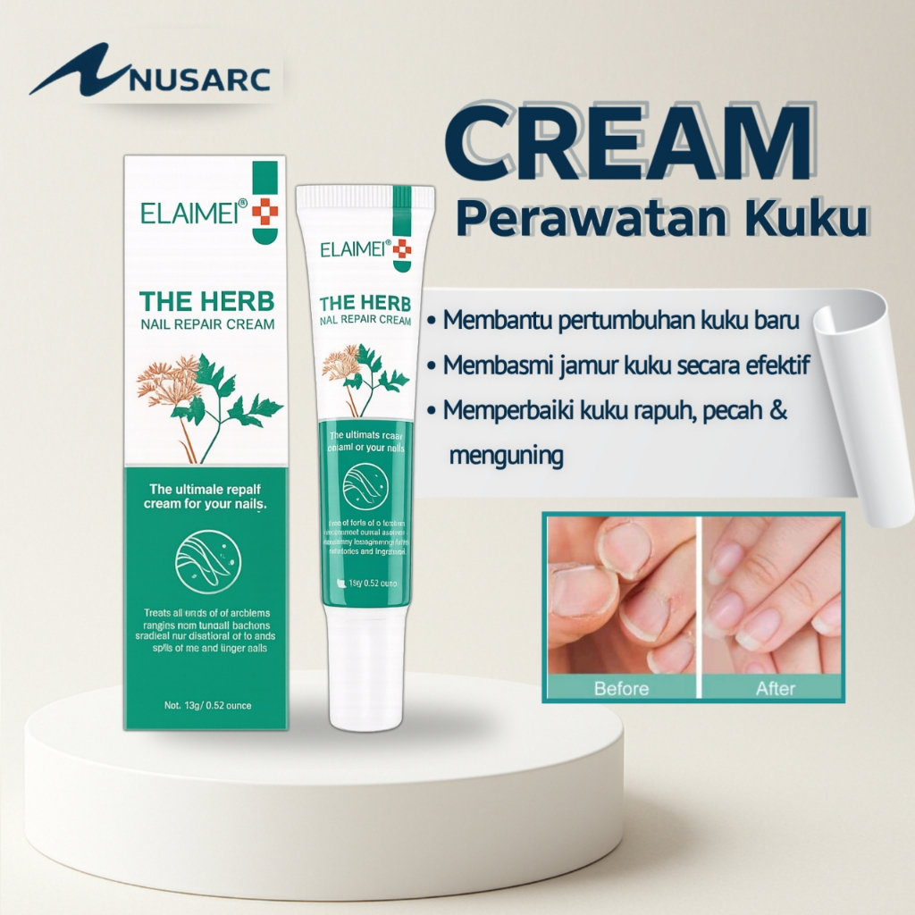 Krim Obat Jamur Kuku Elaimei The Herbs Nail Repair Cream 15g Asli