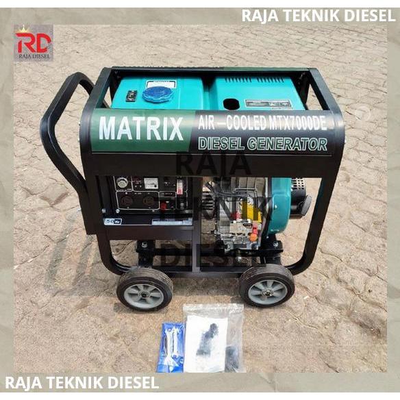 Genset Diesel Solar 5300 5000 Watt MTX-7000DE Generator Matrix HEAVY DUTY MTX7000DE MTX 7000 DE Orig