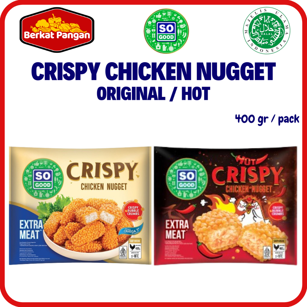 So Good Crispy Chicken Nugget / Hot Crispy Chicken Nugget 400gr