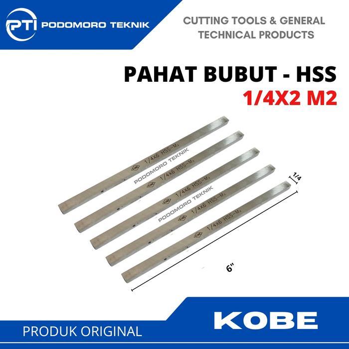 KOBE Mata Pahat Bubut HSS-M2 1/4X6 Pahat KOBE HSS-M2 1/4X6