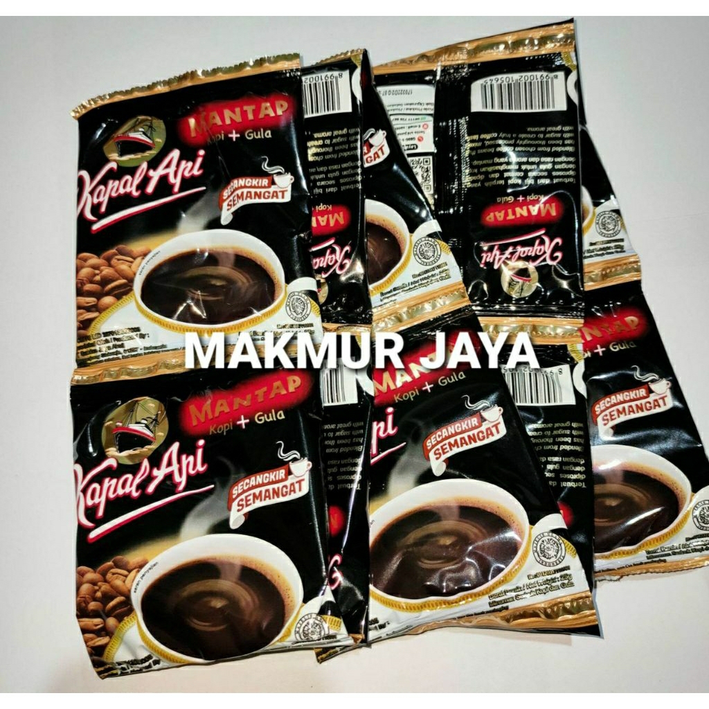 

Kapal Api MANTAP Kopi dan Gula 25 Gram ( 1 Renteng isi 10 Sachet)