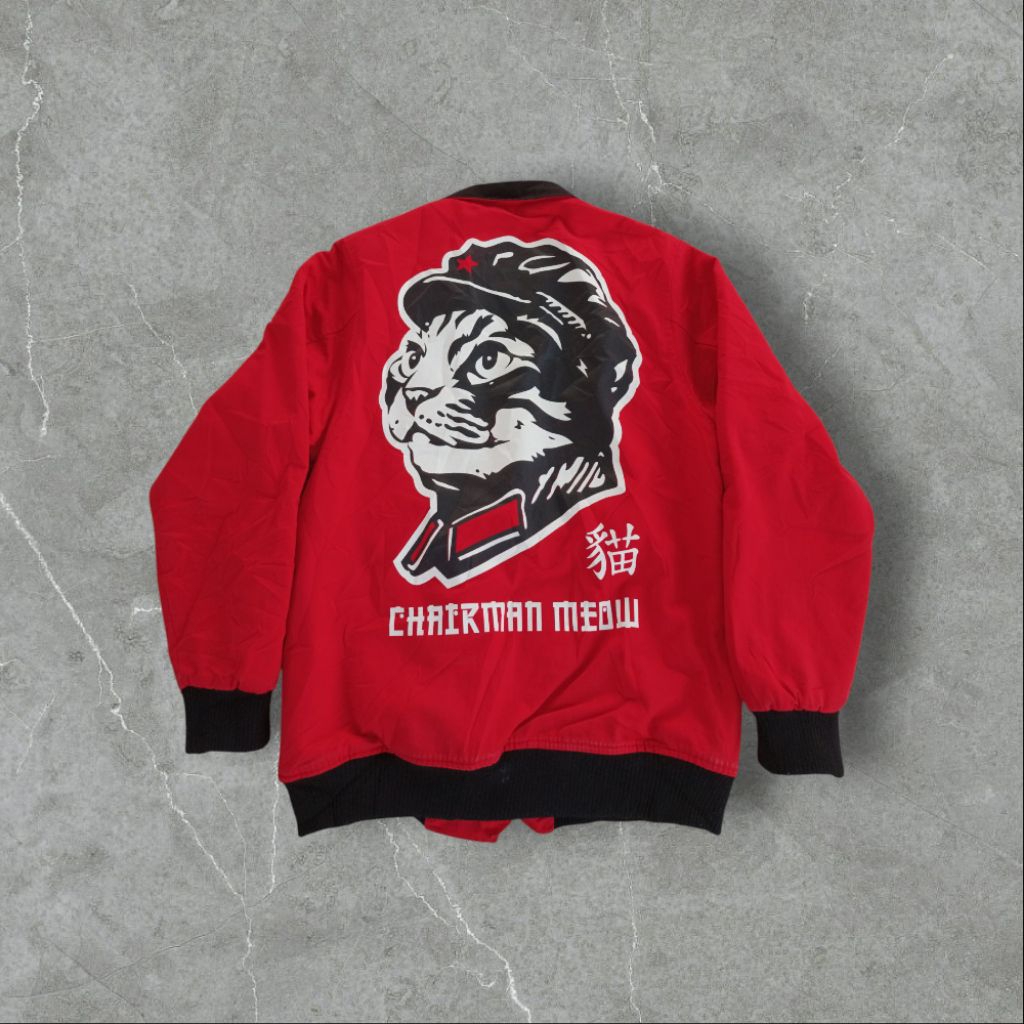 Jacket Canvas Tebal Vintage Rokit London Chairman Meow